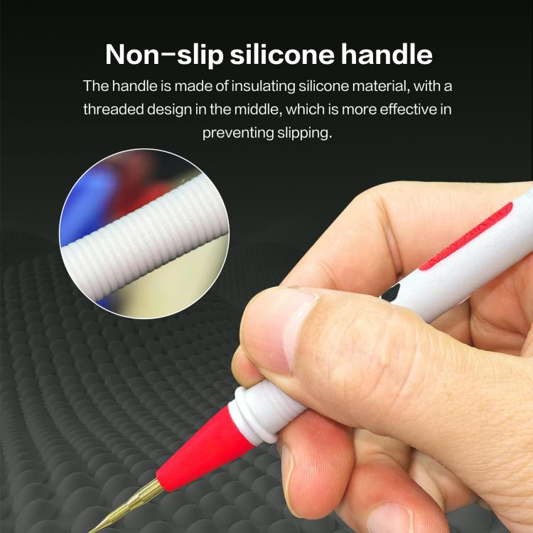 i2C Pure Copper Silicone Probe Detection Pen - Bend Plug Model, -20°C to 200°C, Durable & Accurate