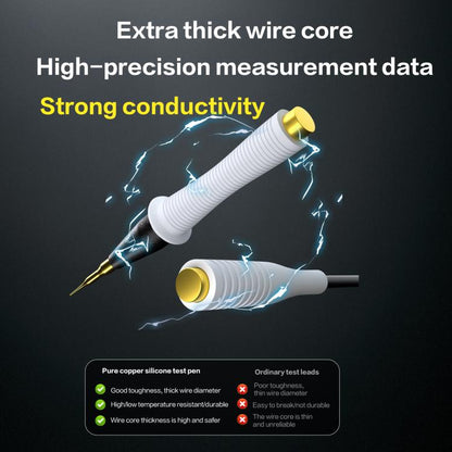 i2C Pure Copper Silicone Probe Detection Pen - Bend Plug Model, -20°C to 200°C, Durable & Accurate