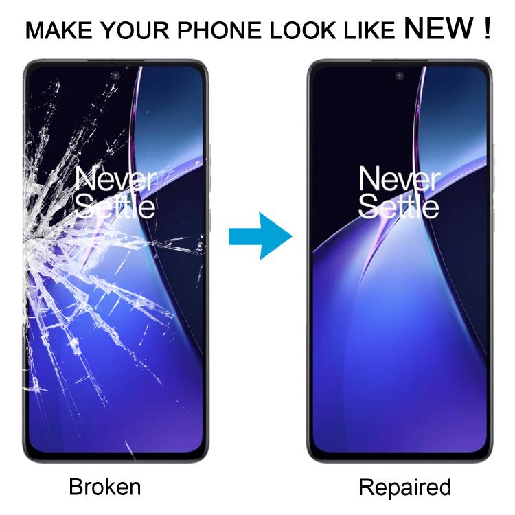 OnePlus Nord CE4 Lite Front Screen Outer Glass Lens Replacement with OCA Adhesive - Repair Kit