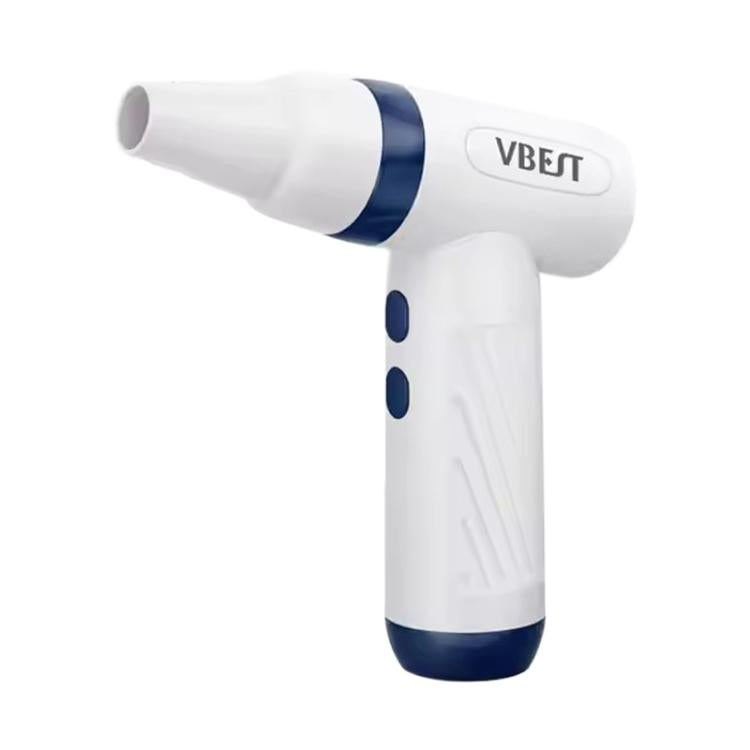 VBEST Mini Handheld Turbo Fan - High Power Cooling & Dusting with Replaceable Nozzle, LED UV Light
