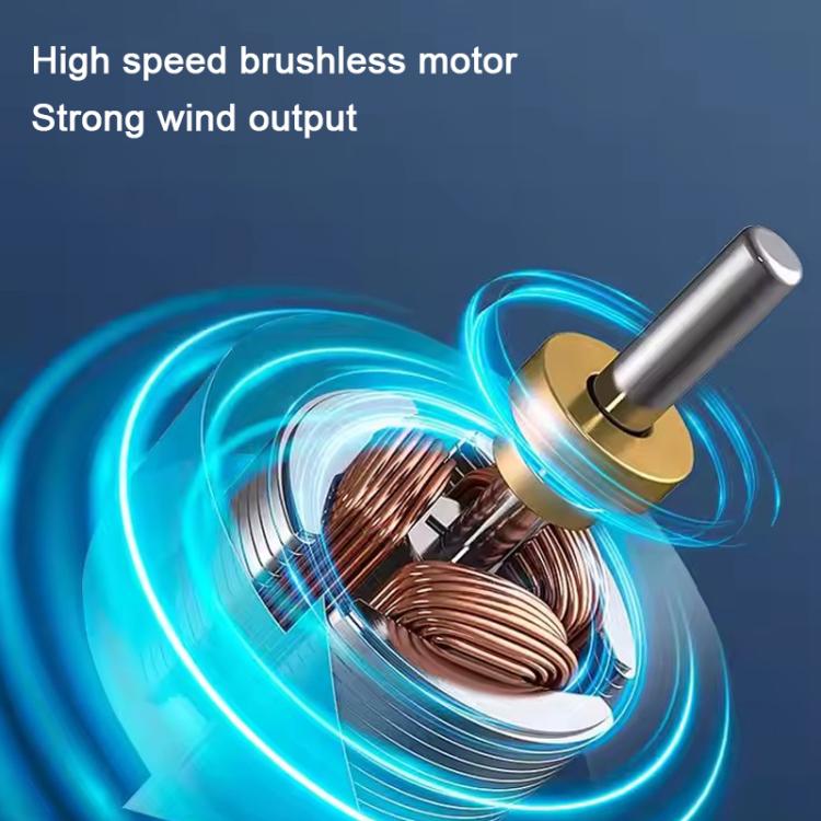 VBEST Mini Handheld Turbo Fan - High Power Cooling & Dusting with Replaceable Nozzle, LED UV Light