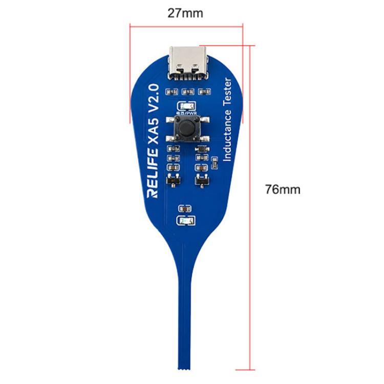 Relife XA5 Type-C High Precision Electromagnetic Induction Tester for Quick Inductor Testing and Fault Detection