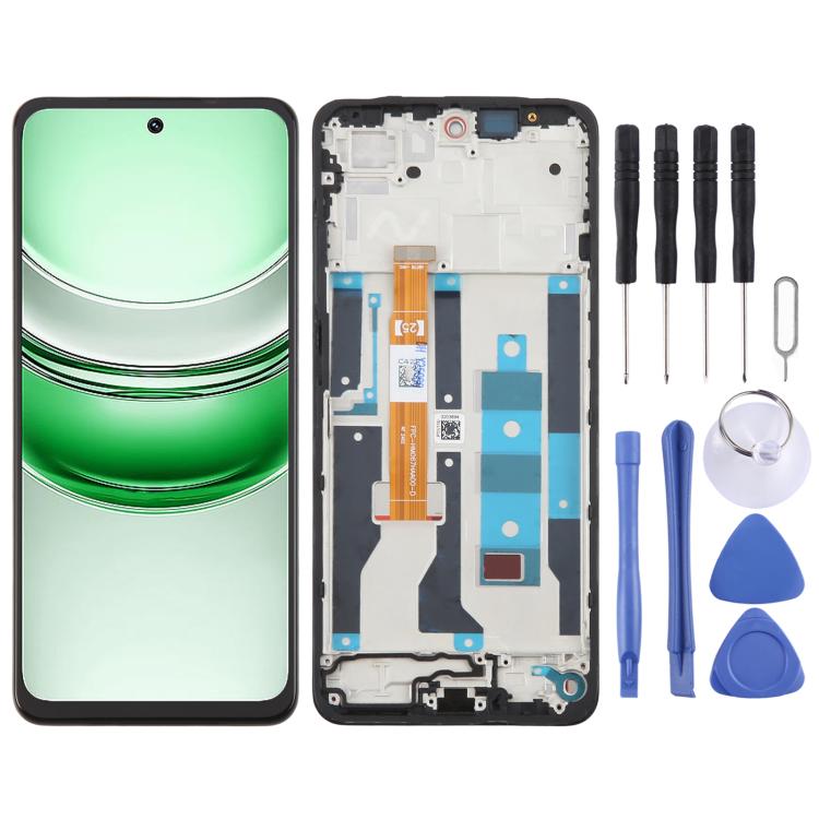 Realme 14x (India) OEM LCD Screen & Touch Digitizer Assembly with Frame - Full Replacement Part