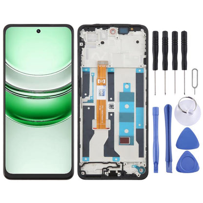 Realme 14x (India) OEM LCD Screen & Touch Digitizer Assembly with Frame - Full Replacement Part
