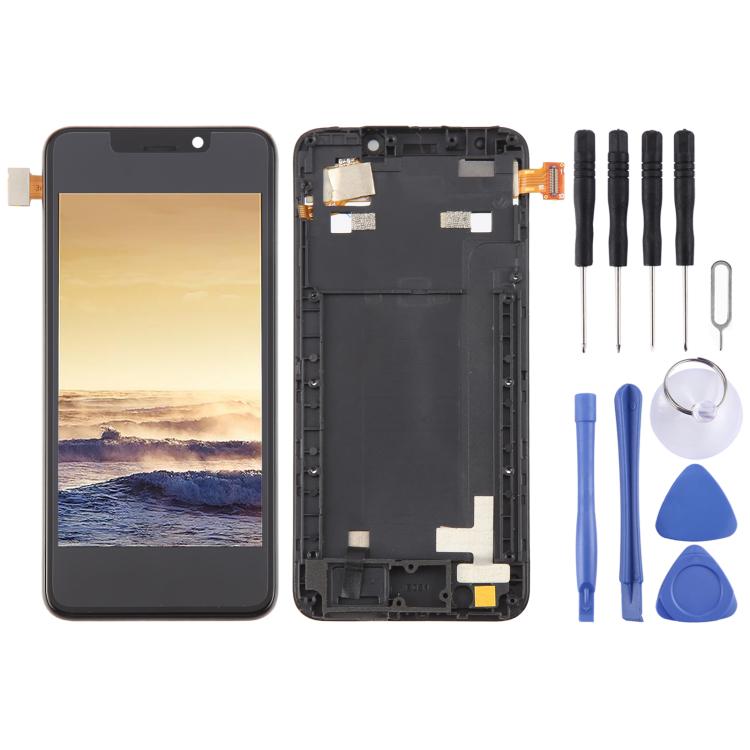 Cubot J20 LCD Screen Digitizer Assembly with Frame Replacement - Full Repair Kit for Cracked Displays