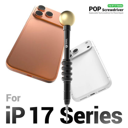 2UUL SD87 Pop Screwdriver for iPhone 17 Series - Replaceable Tip, Magnetic Bit, Ergonomic Handle