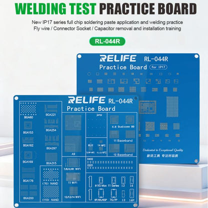 RELIFE RL-044R BGA Chip Connector Socket for iPhone 17 Series - CE Board Welding Test Practice Tool