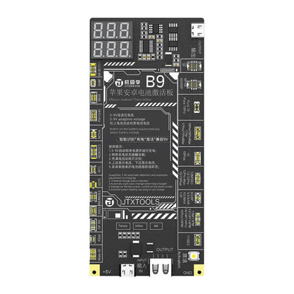 JTX B9 Battery Charging Activation Board (5-9V) for iPhone 6S-17 Pro Max & 400+ Android Models