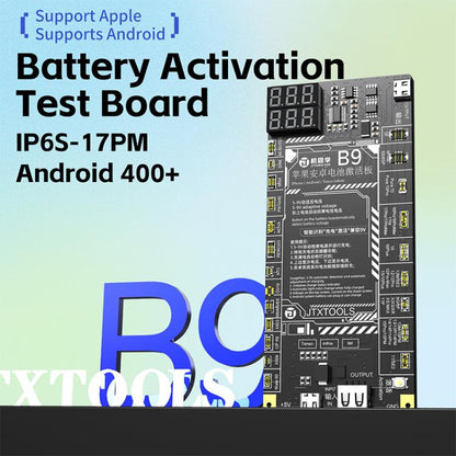 JTX B9 Battery Charging Activation Board (5-9V) for iPhone 6S-17 Pro Max & 400+ Android Models