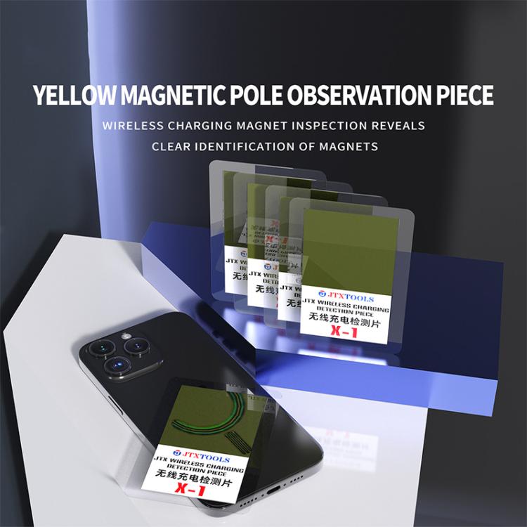 JTX X-1 Wireless Charging Detection Tool for Android/iPhone 12+ - Reusable, High-Def, Easy to Use