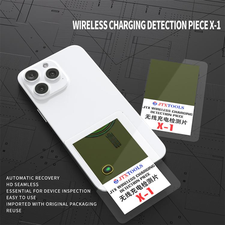 JTX X-1 Wireless Charging Detection Tool for Android/iPhone 12+ - Reusable, High-Def, Easy to Use