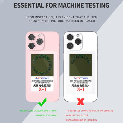 JTX X-1 Wireless Charging Detection Tool for Android/iPhone 12+ - Reusable, High-Def, Easy to Use