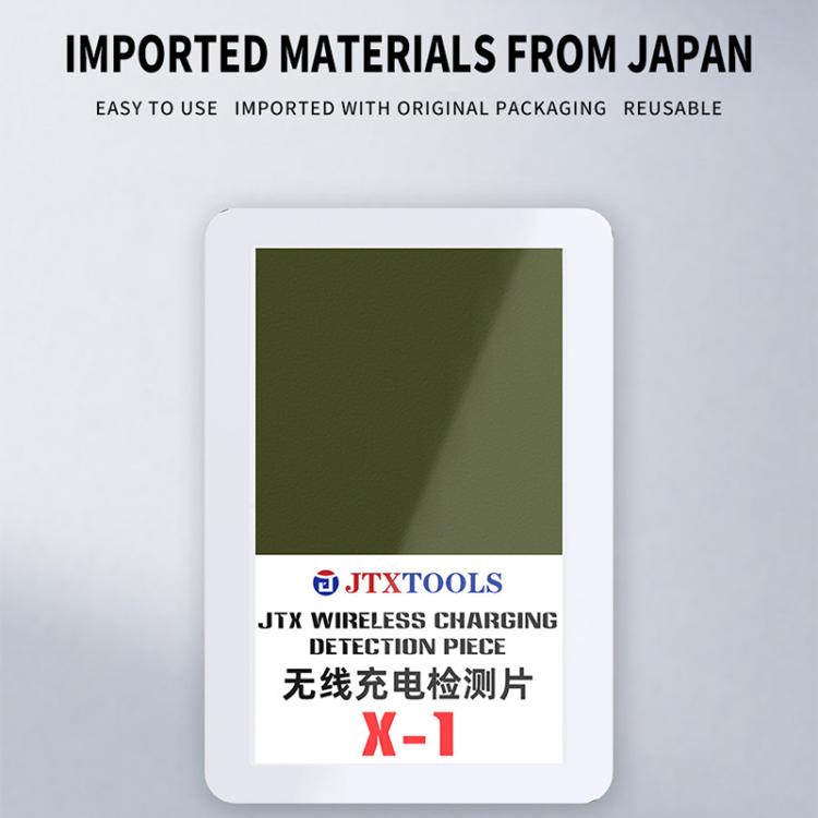 JTX X-1 Wireless Charging Detection Tool for Android/iPhone 12+ - Reusable, High-Def, Easy to Use
