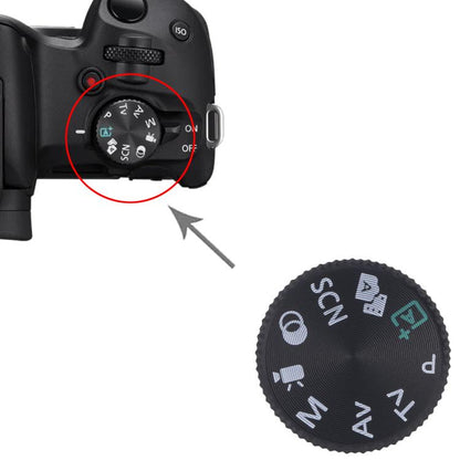 Canon EOS R50 Mode Dial Replacement Wheel - Compatible Turntable for Camera Repair