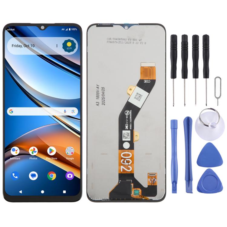 Cricket Icon 2026 LCD Screen & Digitizer Full Assembly (Black) - Complete Replacement with Frame