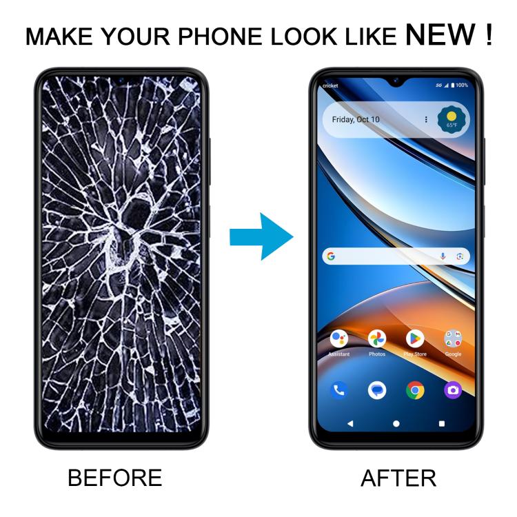 Cricket Icon 2026 LCD Screen & Digitizer Full Assembly (Black) - Complete Replacement with Frame