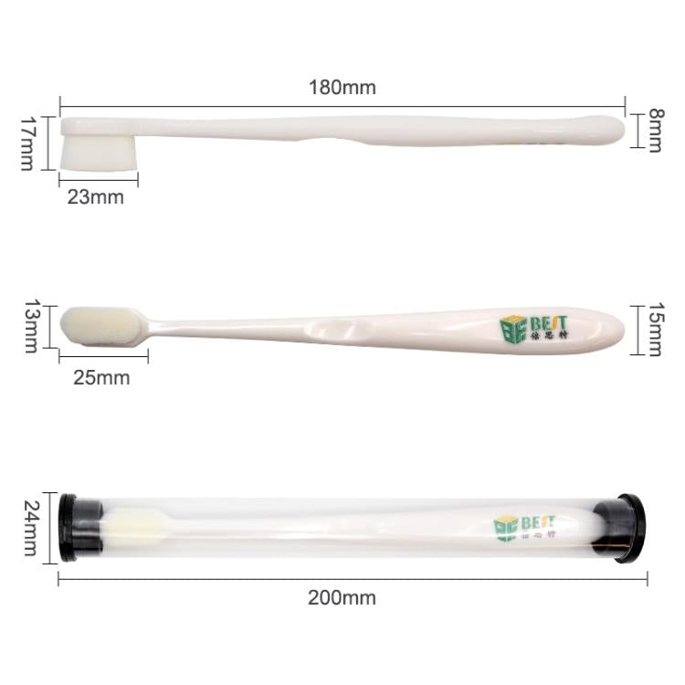 BST-82 Soft Bristled Cleaning Brush for PCB, Camera, CPU & Phone - Ergonomic, Compact Design