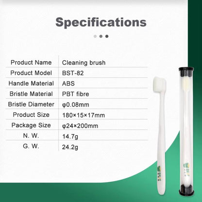BST-82 Soft Bristled Cleaning Brush for PCB, Camera, CPU & Phone - Ergonomic, Compact Design