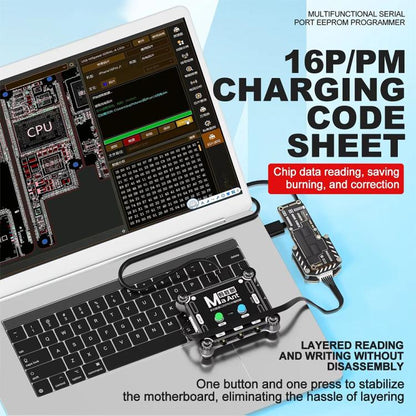 MaAnt E1 Multifunctional EEPROM Programmer for Charging IC Chips, Layered Reading/Writing Without Disassembly