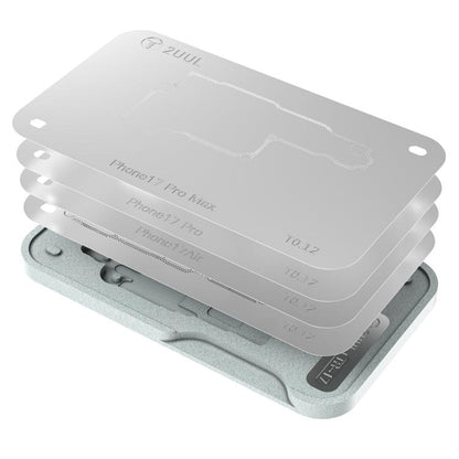 2uul BH40 BGA Reballing Stencil Platform Set for iPhone 17 Series - Mid Layer Alignment & Magnetic Support