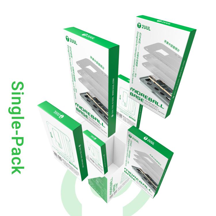 2uul BH40 BGA Reballing Stencil Platform Set for iPhone 17 Series - Mid Layer Alignment & Magnetic Support
