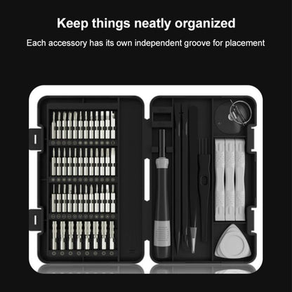 58-in-1 Precision Screwdriver Set for Smartphones, Laptops & Electronics - Durable CR-V Bits with Magnetic Tips