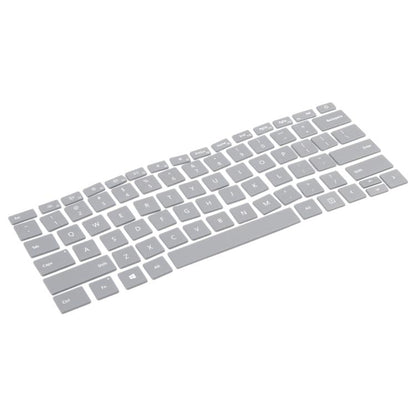 US English Keycaps for Microsoft Surface Laptop 3 / 4 (Silver) - Replace Damaged Caps, Enhance Appearance