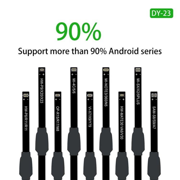 Mijing DY23 Silicone Power Boot Cable for Android Devices - Flexible FPC, Pure Copper Core, Durable & High-Precision