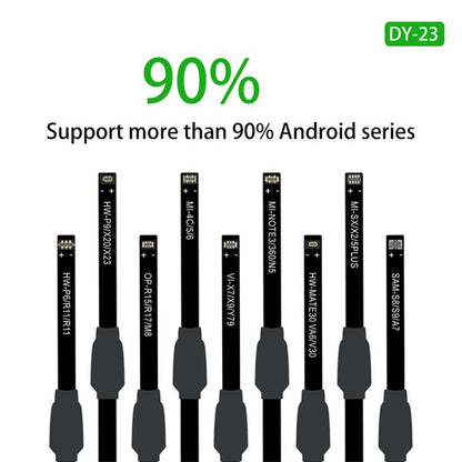 Mijing DY23 Silicone Power Boot Cable for Android Devices - Flexible FPC, Pure Copper Core, Durable & High-Precision
