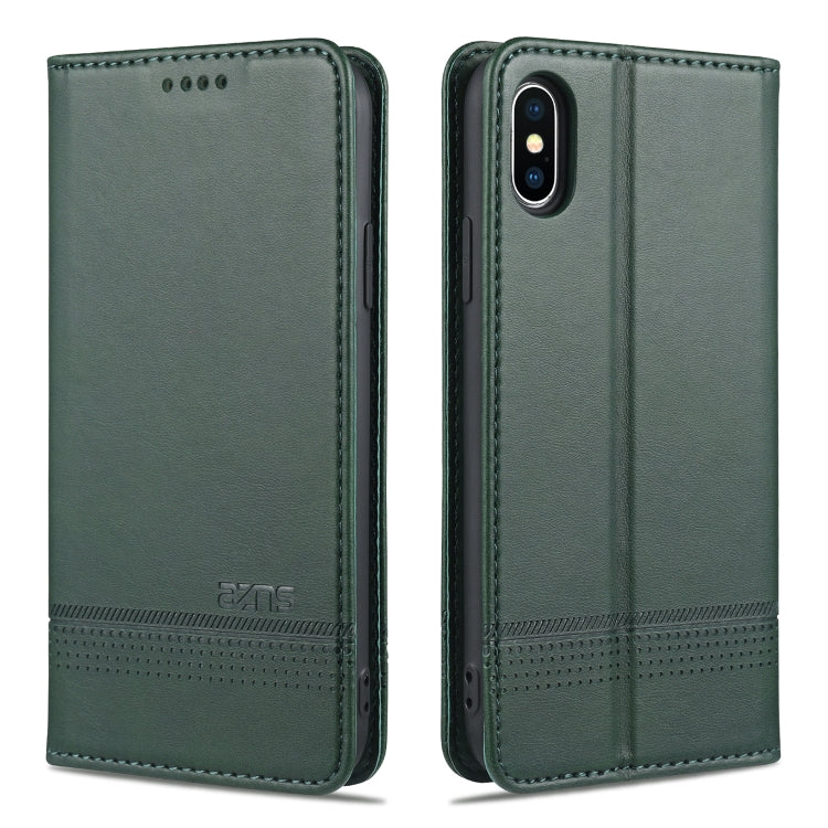 Apple iPhone X/XS Leather Wallet Case with Card Holder & Magnetic Closure