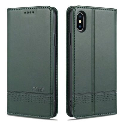 Apple iPhone X/XS Leather Wallet Case with Card Holder & Magnetic Closure