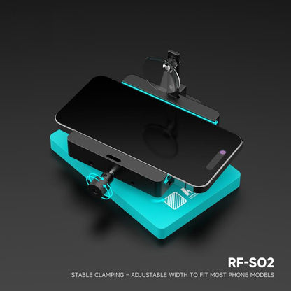 RF4 RF-SO2 Universal Mobile Phone LCD Screen Remover Tool with Dual-Sided Suction Cups & Adjustable Clamping