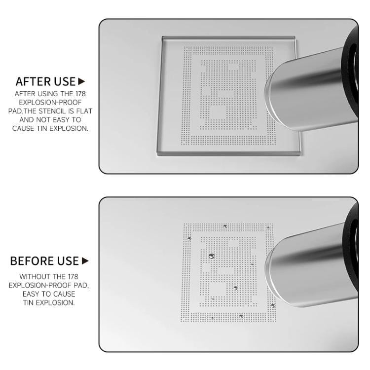LUOWEI LW-178 High-Temperature Explosion-Proof Pad for Soldering & Electronics Repair (600°C)