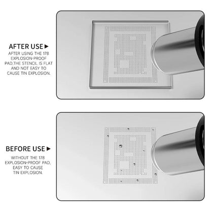 LUOWEI LW-178 High-Temperature Explosion-Proof Pad for Soldering & Electronics Repair (600°C)