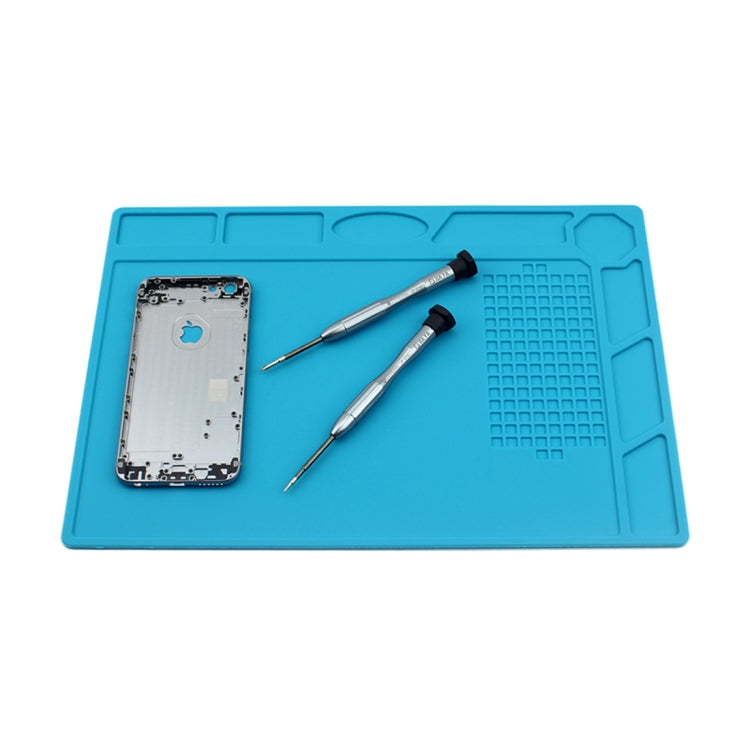 P8829 Silicone Maintenance Platform Repair Mat with Sections for Tools, Components & Precise Scales