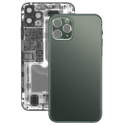 iPhone 11 Pro Green Back Battery Cover Glass Panel Replacement - Compatible, High Quality, Professional Installation Recommended