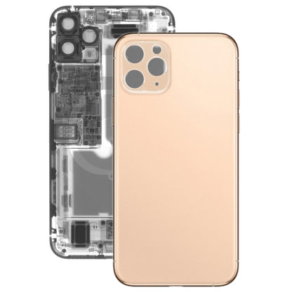 iPhone 11 Pro Back Battery Cover Glass Panel Replacement (Gold) - Quality Checked, Professional Installation Recommended