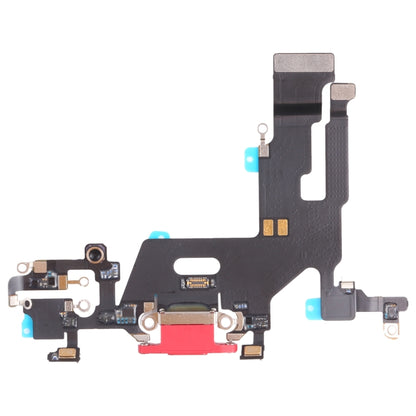 Original Red Charging Port Flex Cable Ribbon for iPhone 11 - Replacement Part, Fully Compatible