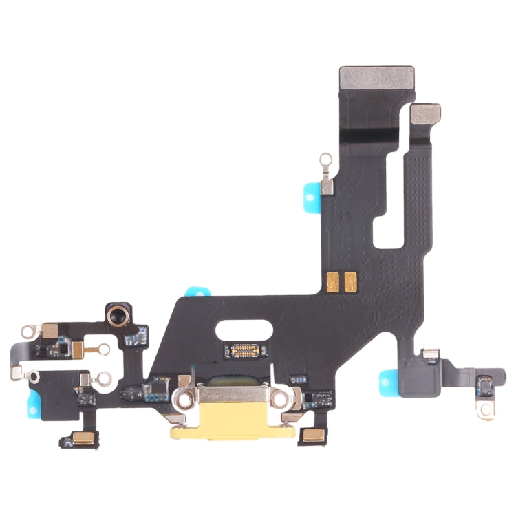 iPhone 11 Original Charging Port Flex Cable Ribbon Replacement (Yellow) - Compatible & Tested