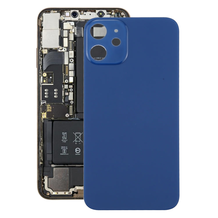 Battery Back Cover Replacement for iPhone 12 (Blue) - Compatible, Professional Installation Recommended