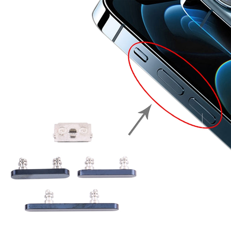 iPhone 12 Pro Power & Volume Control Button Replacement (Green Lake) - Compatible & Fully Functional
