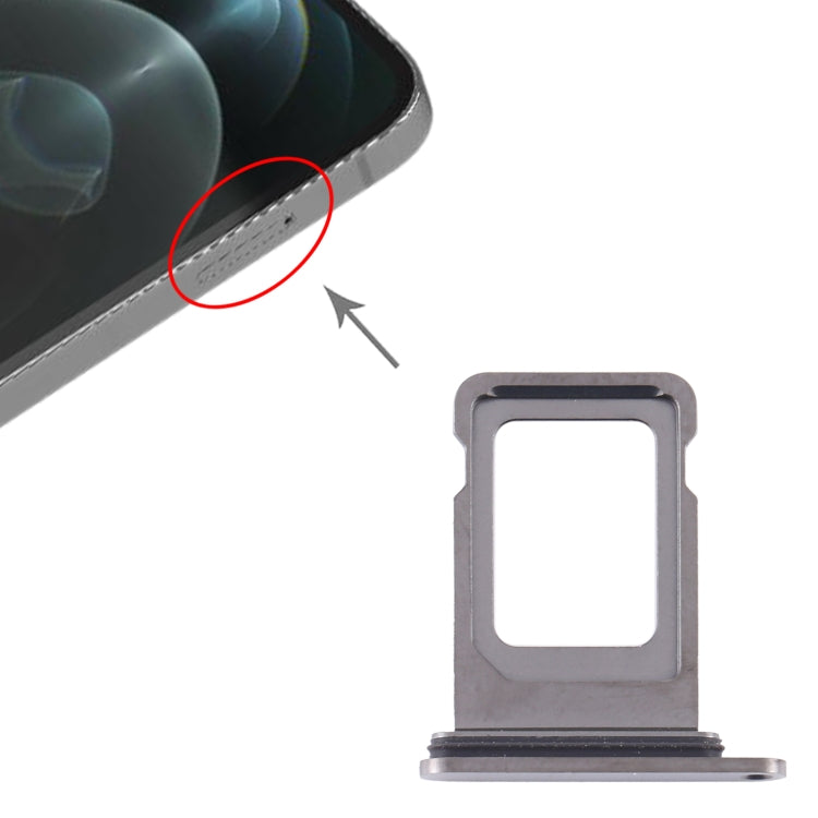 iPhone 12 Pro Graphite SIM Card Tray Replacement - Compatible & Professionally Tested