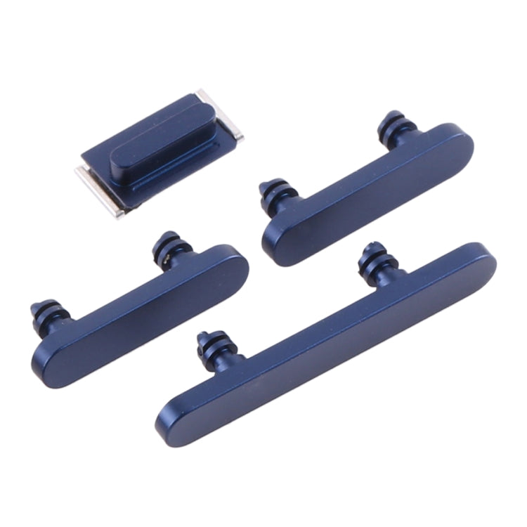 iPhone 12 Power and Volume Control Button Replacement Set (Blue) - Quality Assurance Checked