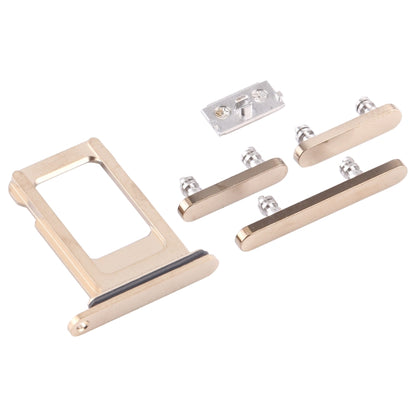 iPhone 12 Pro SIM Card Tray & Side Keys Replacement Set (Gold) - Compatible & Quality Checked