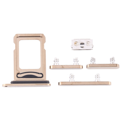 iPhone 12 Pro SIM Card Tray, Side Keys & Replacement Parts Set (Gold) - Compatible & Quality Checked