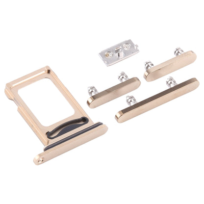 iPhone 12 Pro SIM Card Tray, Side Keys & Replacement Parts Set (Gold) - Compatible & Quality Checked