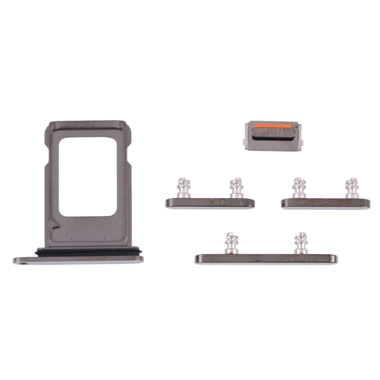 iPhone 13 Pro SIM Card Tray, Volume Control Key, Power Button & Mute Switch (Graphite) - Replacement Parts