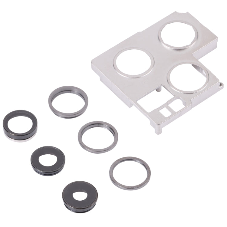 iPhone 13 Pro Camera Lens Cover with Retaining Bracket Replacement (Graphite) - Professional Installation Recommended