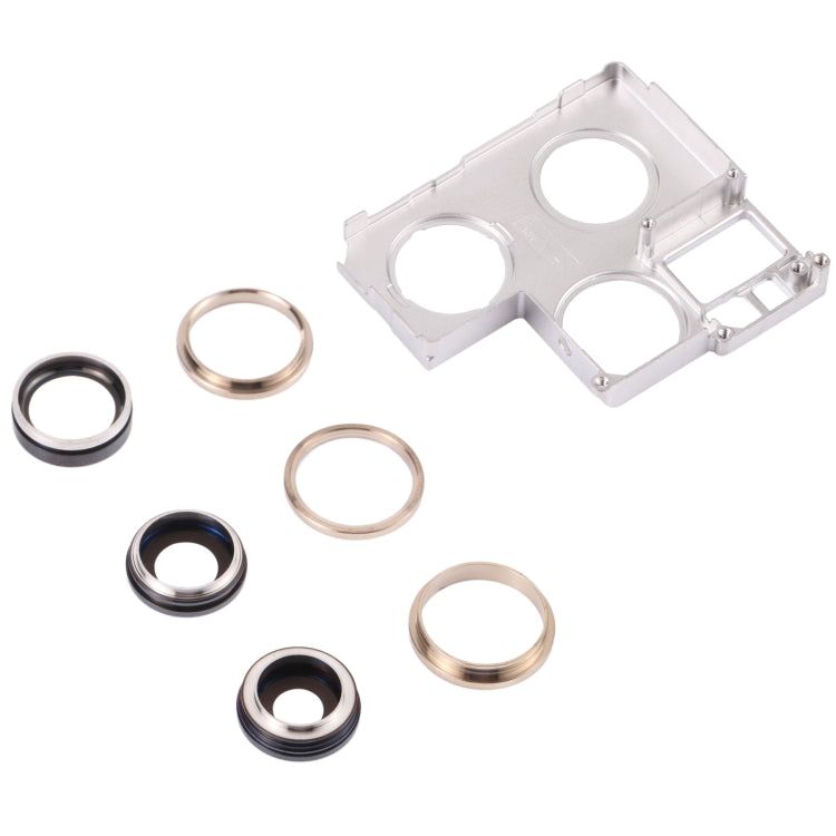 iPhone 13 Pro Camera Lens Cover with Retaining Bracket Replacement (Gold) - Compatible & Quality Assured