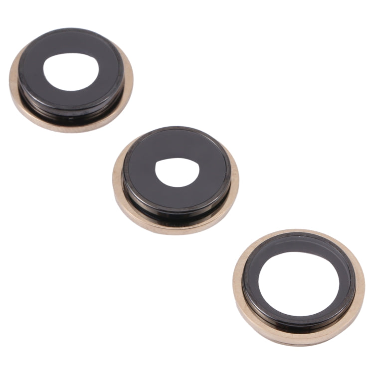 iPhone 13 Pro Camera Lens Cover with Retaining Bracket Replacement (Gold) - Compatible & Quality Assured